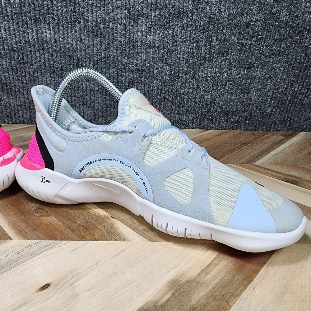 Nike Free RN 5.0 Platinum Pink Black UK 5 EUR 38.5 Womens Running Shoe